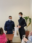 Вручение грамоты за 1 место.
